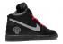 Nike Dunk Hi Pharrell Rot Schwarz Silber Varsity Metallic 308418-001