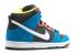Nike SB Dunk High Pro Bazooka Joe Blue Head Sort Hvid 305050-410