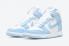 Sepatu Lari Nike SB Dunk Aluminium Tinggi Putih Biru DD1869-107