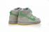 tênis de skate Nike SB Dunk High Premium Sapatos de estilo de vida verde prateado 313171-039