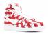 Nike SB Dunk High Pro Rot Weiß Textil Freizeitschuhe 305050-610