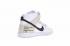 OFF WHITE x Nike SB Dunk High Pro Weiß Beige Schwarz Logo 854851-100