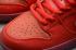 2020 Nike SB Dunk Low Pro Strawberry Cough University Red Spinach Green รองเท้าสเก็ตบอร์ด CW7093-601