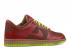Dunk Low 1 Buah Chartreuse Varsity Red 311611-661
