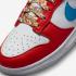 LeBron James x Nike SB Dunk Low Fruity Pebbles White Red Blue DH8009-600