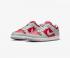 Nike Dunk Low FQ6965-600 White Varsity Red Silver