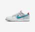 Nike Dunk Low QS HF0391-001 Aegean Silver Storm Metallic