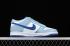 Nike Dunk Low White Light Blue Dark Blue 854866-009