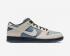 Nike Dunk SB alacsony fehér kék szürke ezüst BQ6817-208