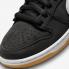 Nike SB Dunk Low Black White Gum Ανοιχτό καφέ CD2563-006