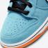 Nike SB Dunk Low Club 58 Gulf Blue Chill Safety Oranye Hitam Putih BQ6817-401