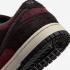 Nike SB Dunk Low Fleece Black Burgundy Crush Black DQ7579-600