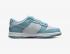 Nike SB Dunk Düşük GS Açık Mavi Swoosh Aura Yıpranmış Mavi Beyaz DH9765-401,ayakkabı,spor ayakkabı