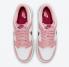 Nike SB Dunk Low GS Roze Fluwelen Witte Schoenen DO6485-600