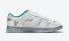 Nike SB Dunk Low Ice Blanc Métallique Argent Bleu DO2326-001