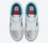 Nike SB Dunk Low Ice Blanc Métallique Argent Bleu DO2326-001