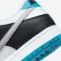 Nike SB Dunk Düşük Lazer Mavi Beyaz Siyah BQ6817-101 .