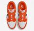 Nike SB Dunk Low Patent Halloween Orange Hvid Sort DJ9955-800