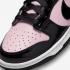 Nike SB Dunk Low Pink Foam Preto Branco DJ9955-600