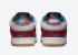 Nike SB Dunk Low Pro QS Parra Putih Hitam Mulia Merah DH7695-100