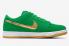 Nike SB Dunk Low Pro Den sv. Patrika Zelená Zlatá Bílá BQ6817-303
