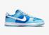 Nike SB Dunk Low Retro QS Flash Branco Argônio Azul DM0121-400