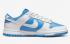 Nike SB Dunk Low Reverse UNC University Blue Branco Royal Blue DJ9955-101