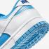 Nike SB Dunk Low Reverse UNC University Blu Bianco Royal Blu DJ9955-101