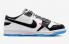 Nike SB Dunk Low Scrap Preto Neutro Cinza Universidade Azul Branco DN5381-001