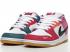 Nike SB Dunk Low Sunset Pulse Fire Rosa Gym Rosso Mocha Royal Blue