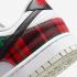 Nike SB Dunk Low Tartan Plaid University Rosso Chiaro Argento DV0827-100