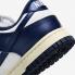 Nike SB Dunk Low Vintage Navy White Midnight Navy Santan FN7197-100