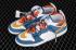 나이키 SB 덩크 로우 화이트 블루 오렌지 신발 304292-011 .