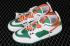 Nike SB Dunk Low, fehér zöld narancssárga cipőt 304292-040