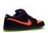 Nike Sb Dunk Low Pro Night Of Mischief Court Púrpura Volt Negro Naranja Total BQ6817-006
