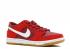 Nike Sb Zoom Dunk Low Pro Track Branco Cedar Vermelho 854866-616
