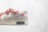 Off-White x Nike SB Dunk Low Lot 33 z 50 Neutral Grey Chile Red DJ0950-118