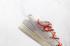 Off-White x Nike SB Dunk Low Lot 33 di 50 Neutral Grey Chile Red DJ0950-118