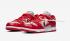 Off-White x Nike SB Dunk Low University Red Wolf Grey CT0856-600