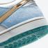 Sean Cliver x Nike SB Dunk Low Holiday Special Bianco Psychic Blue Metallic Gold DC9936-100