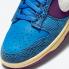 Tak Terkalahkan x Nike SB Dunk Low SP 5 On It Dunk vs. AF1 Signal Blue Night Purple DH6508-400