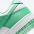 Mujeres Nike SB Dunk Low Verde Brillo Blanco DD1503-105