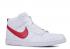 Nike Riccardo Tisci X Nikelab Dunk Lux Chukka สีขาวสีแดง Distance 910088-100