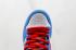 รองเท้าเด็ก Nike SB Dunk Mid PRO ISO สีขาวสีน้ำเงินสีแดง CD6754-400