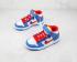 Nike SB Dunk Mid PRO ISO לבן כחול אדום נעלי ילדים CD6754-400