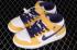 Nike SB Dunk Mid Pro ISO Enfant Blanc Jaune Violet CD6754-800