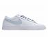 2020 Nike Blazer Low White Blue Odblaskowe buty unisex 454471-012