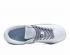2020 Nike Blazer Low Blanc Bleu Réfléchissant Unisexe Chaussures 454471-012