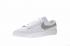 Nike Blazer Low LE Blanc Métallisé Argent Cuir Chaussures Casual AA3961-101