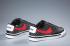 Nike Blazer Low Lifestyle-Schuhe, ganz in Schwarz und Rot, 371760-109